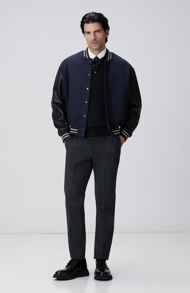  Network Erkek Ekru Çizgili Gömlek