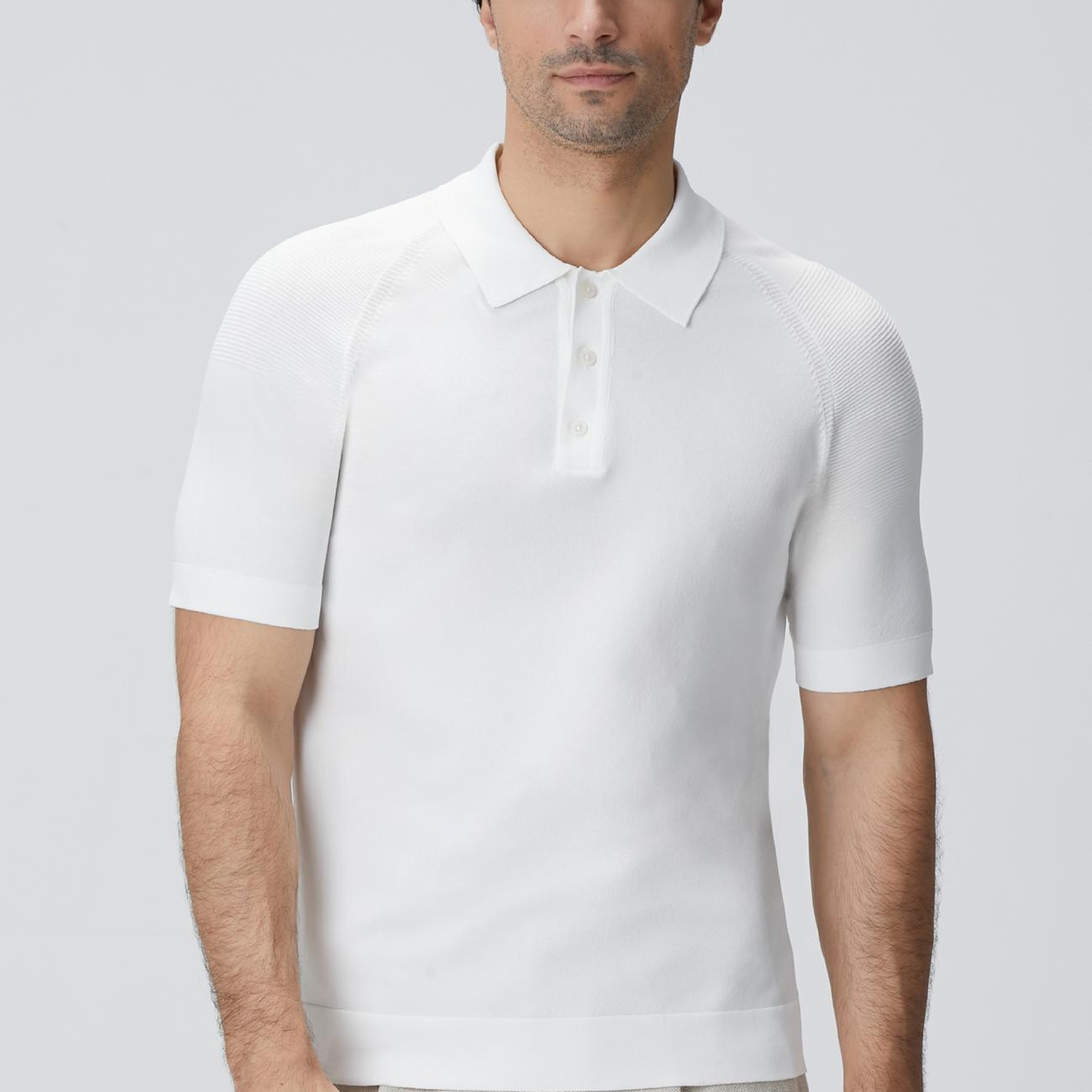 Network Erkek Beyaz Triko Kazak