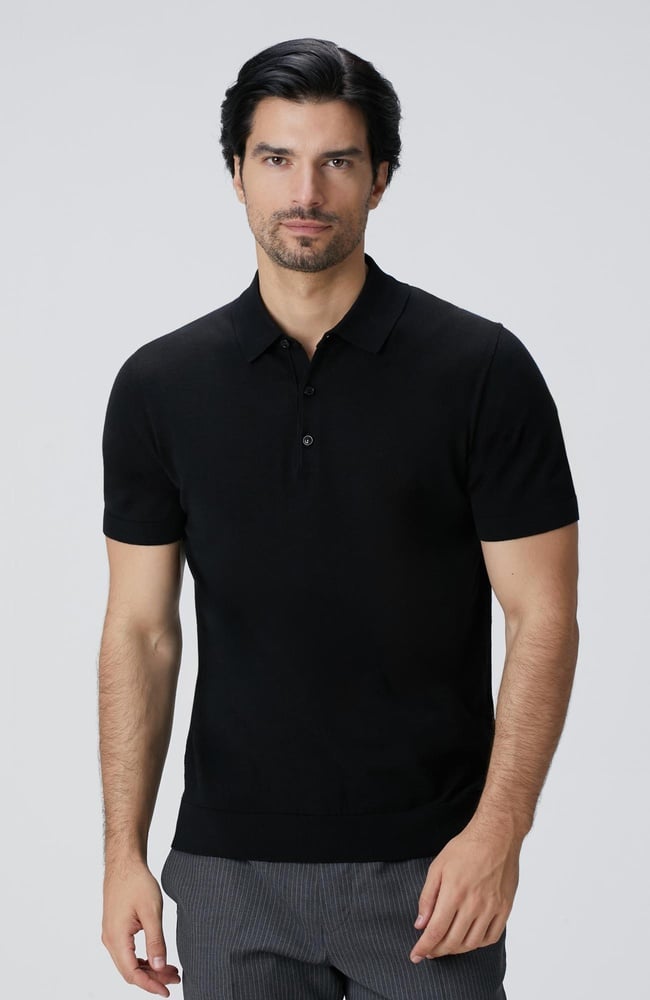  Network Erkek Siyah Basic Triko Kazak