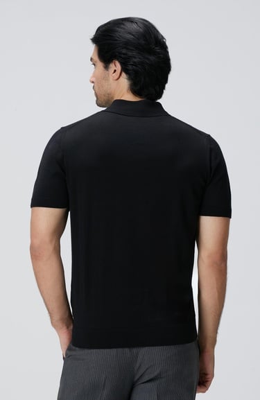  Network Erkek Siyah Basic Triko Kazak