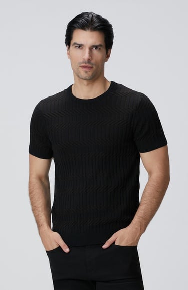  Network Erkek Kahverengi Yün Karışımlı Kazak