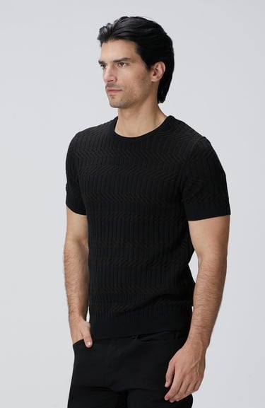  Network Erkek Kahverengi Yün Karışımlı Kazak