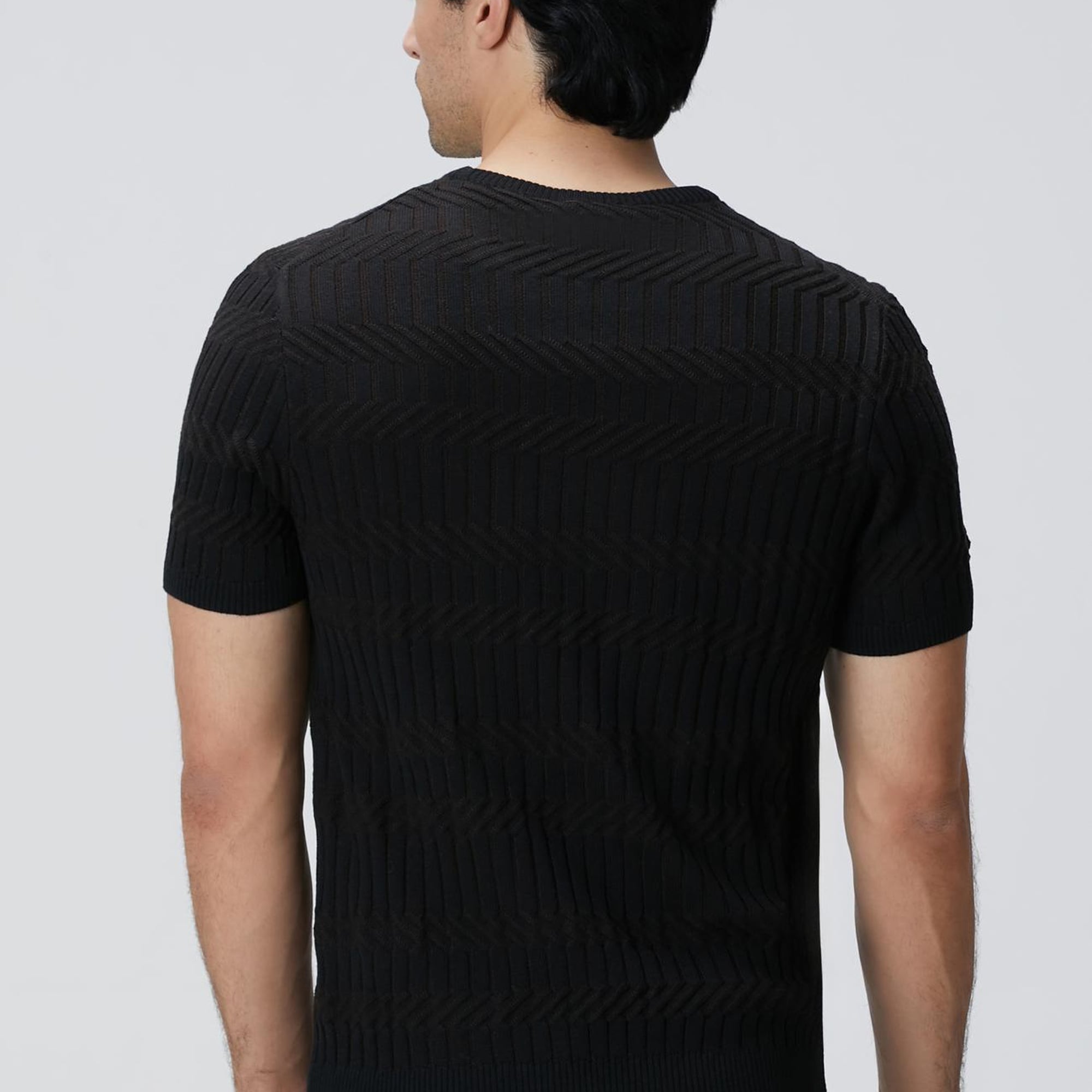 Network Erkek Kahverengi Yün Karışımlı Kazak