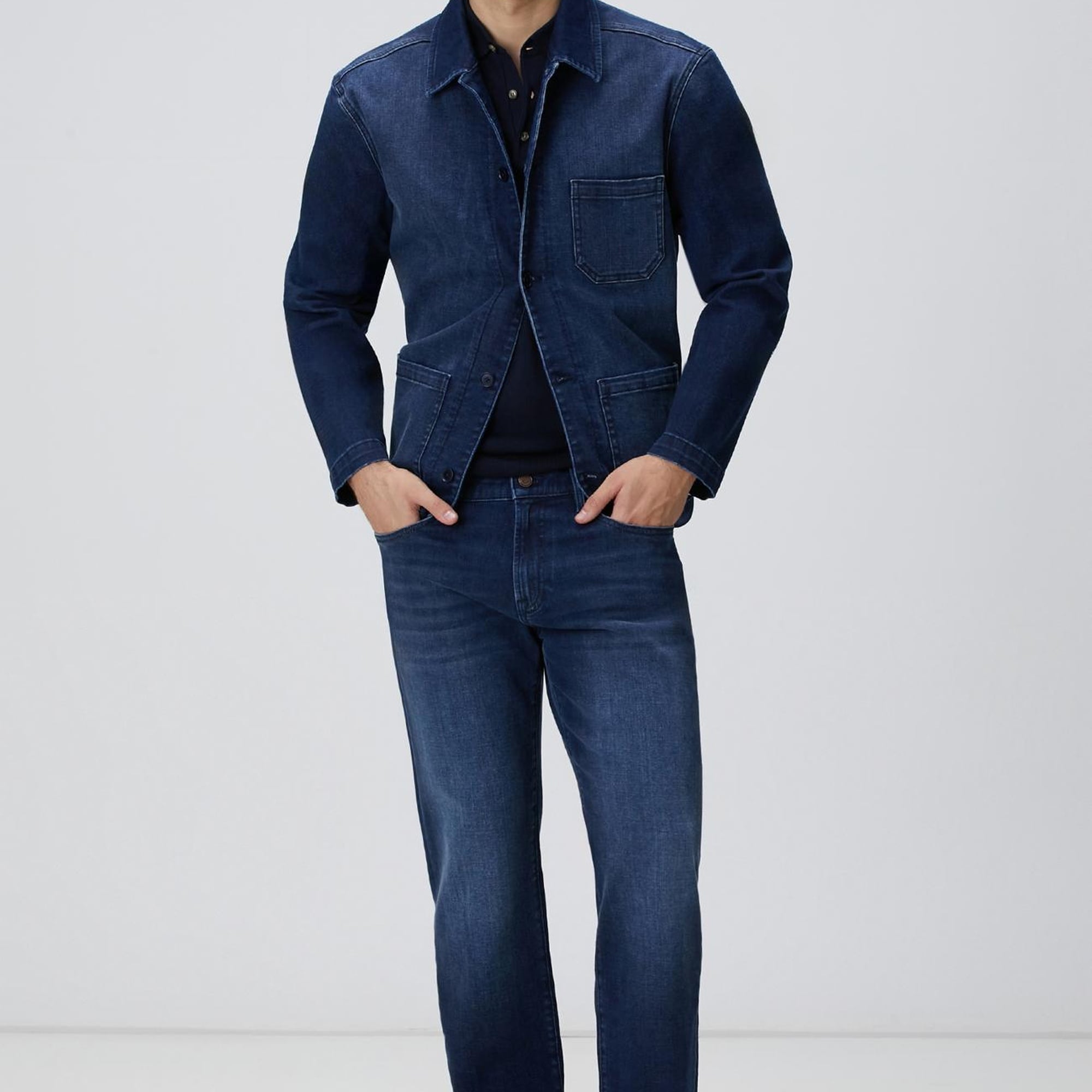 Network Erkek Lacivert Basic Triko Kazak