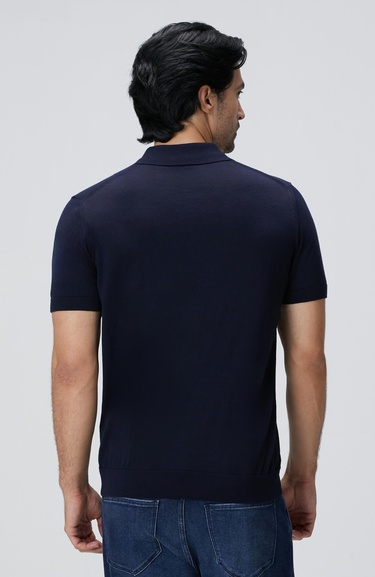  Network Erkek Lacivert Basic Triko Kazak