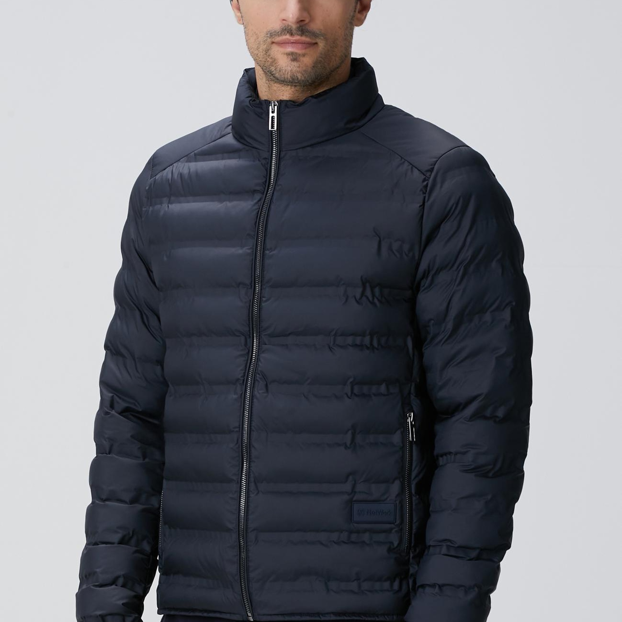 Network Erkek Lacivert Puffer Mont