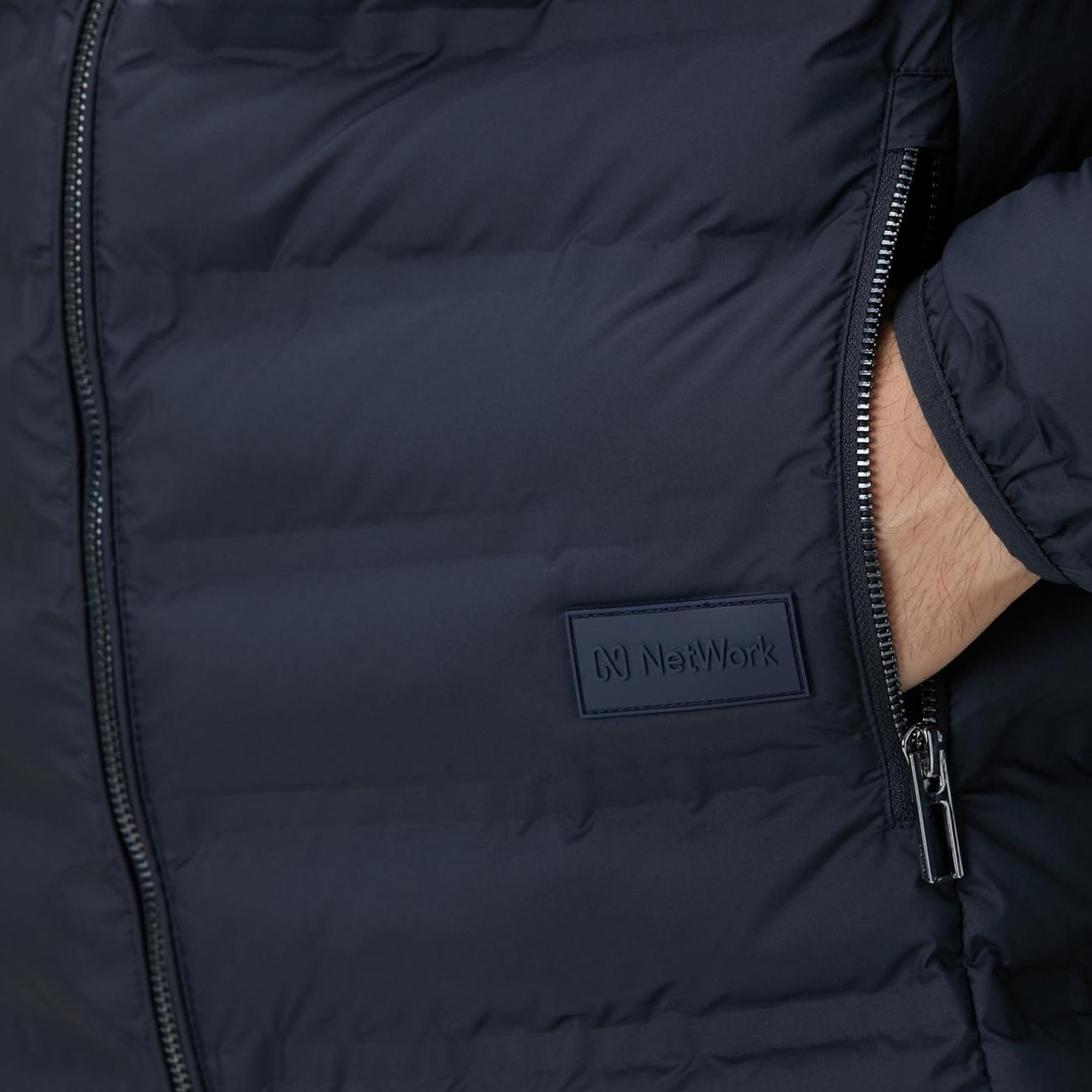 Network Erkek Lacivert Puffer Mont