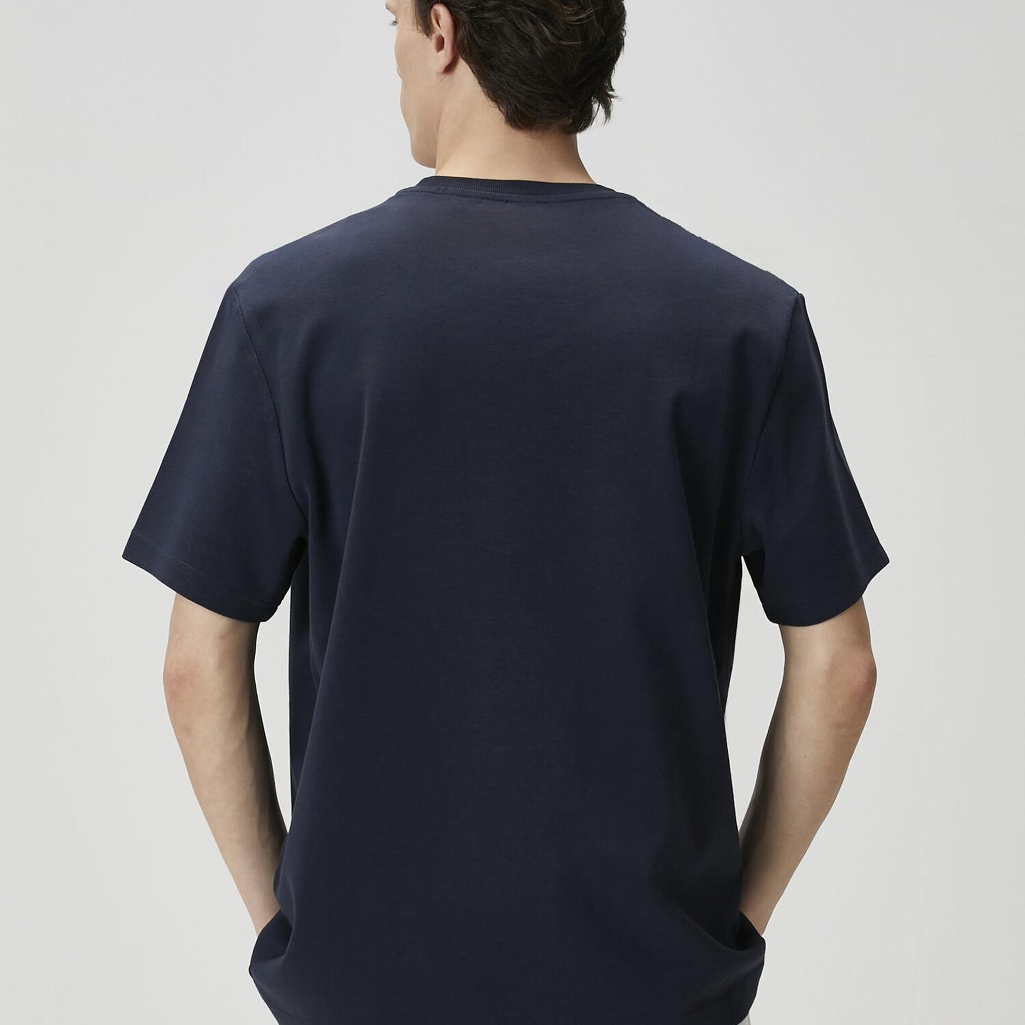 Beymen Club Erkek Relax Fit Lacivert Basic T-shirt