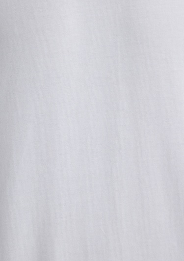  Mavi Bisiklet Yaka Beyaz Basic Tişört Loose Fit / Bol Rahat Kesim 0611596-620