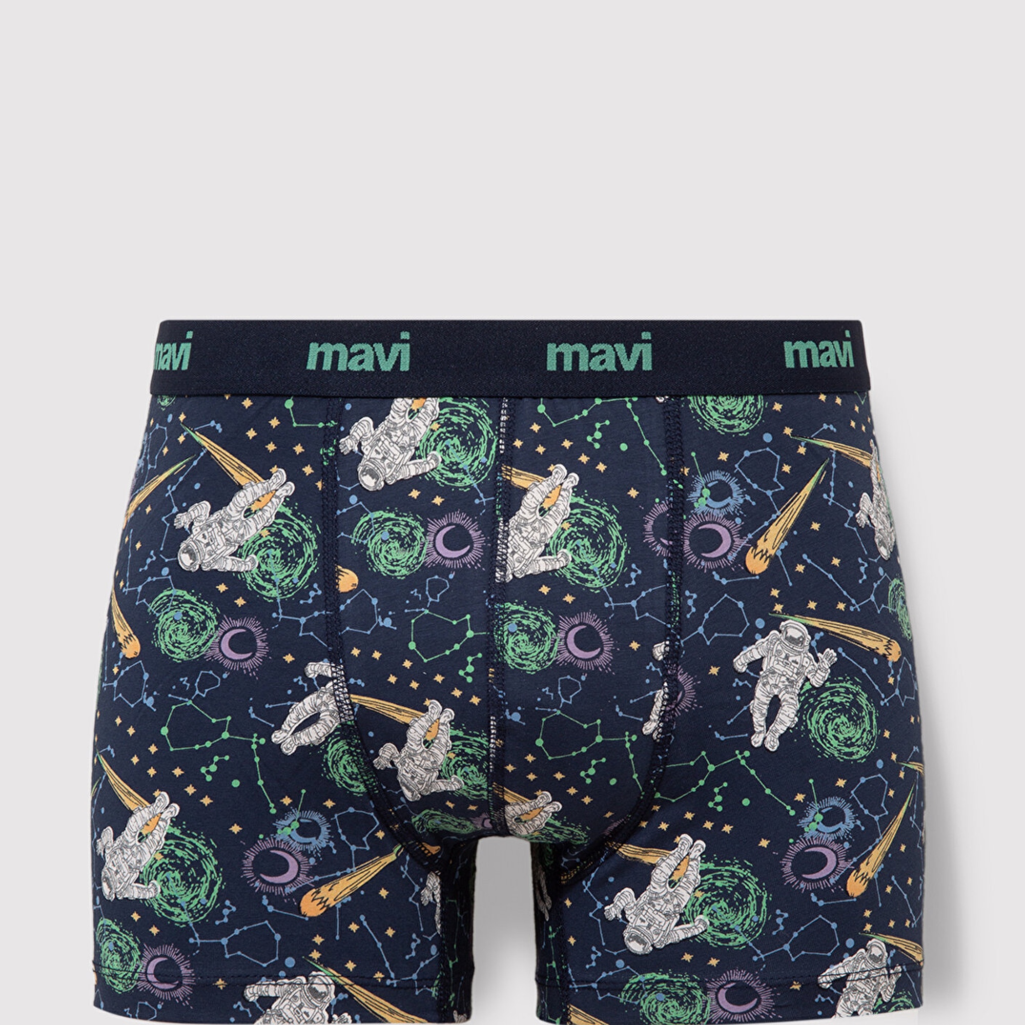 Mavi Baskılı Lacivert Boxer 0910741-70695