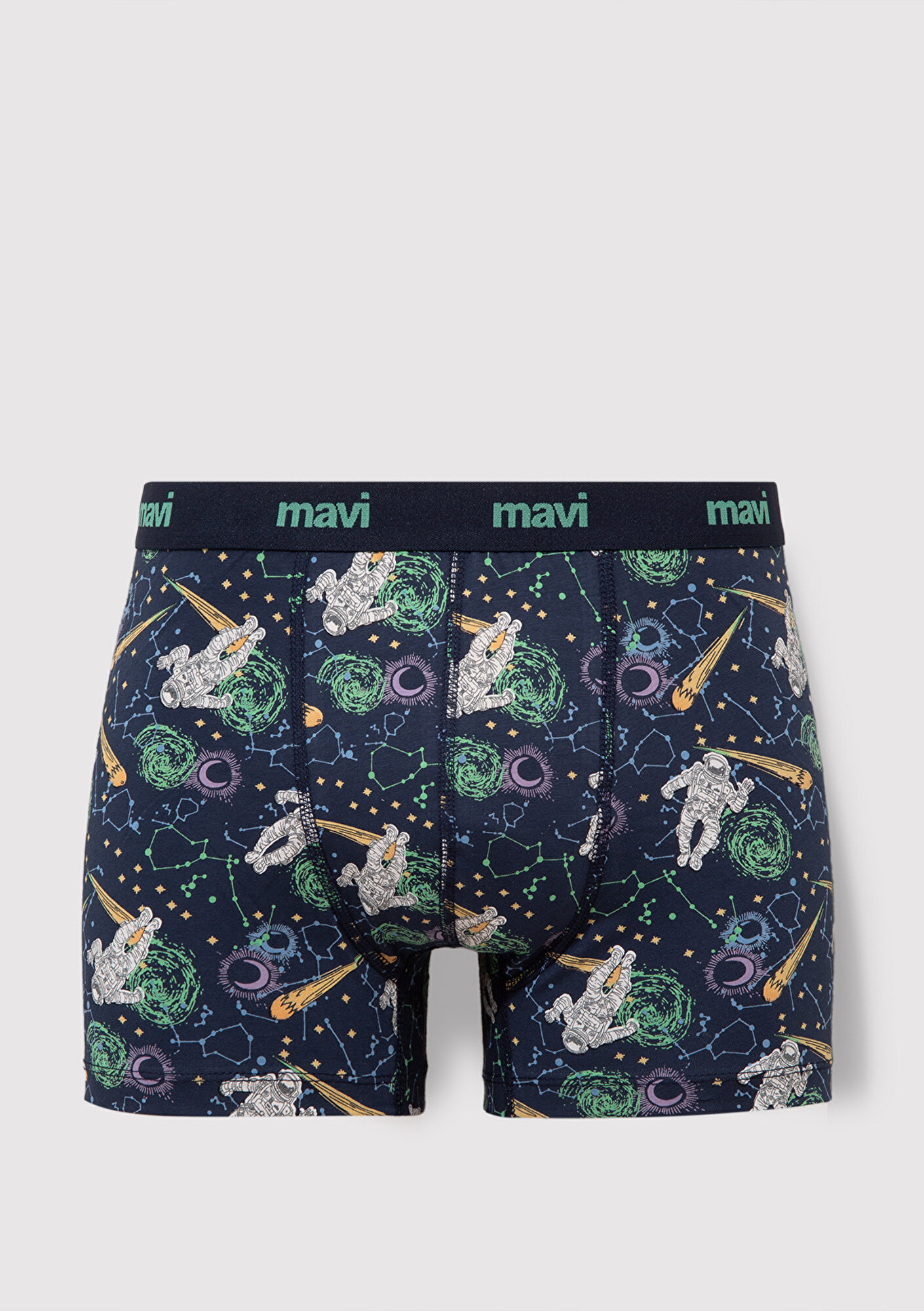  Mavi Baskılı Lacivert Boxer 0910741-70695