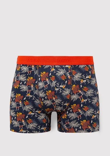  Mavi Baskılı Turuncu Boxer 092655-85585