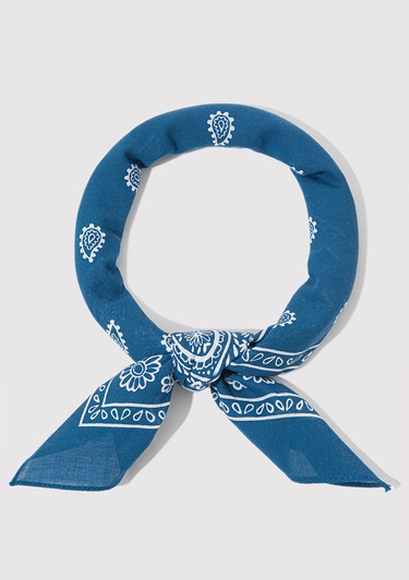  Mavi Baskılı Mavi Bandana 1911810-70500