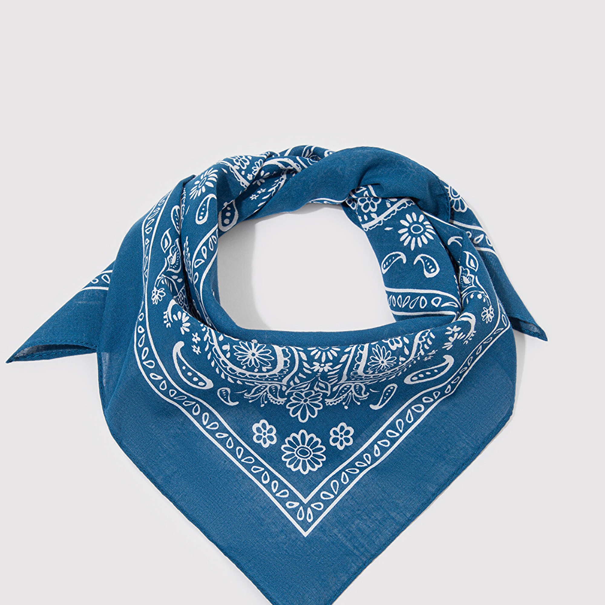 Mavi Baskılı Mavi Bandana 1911810-70500
