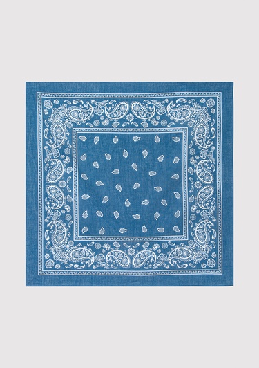  Mavi Baskılı Mavi Bandana 1911810-70500