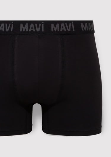 Mavi 5li Siyah Basic Boxer 0911238-900