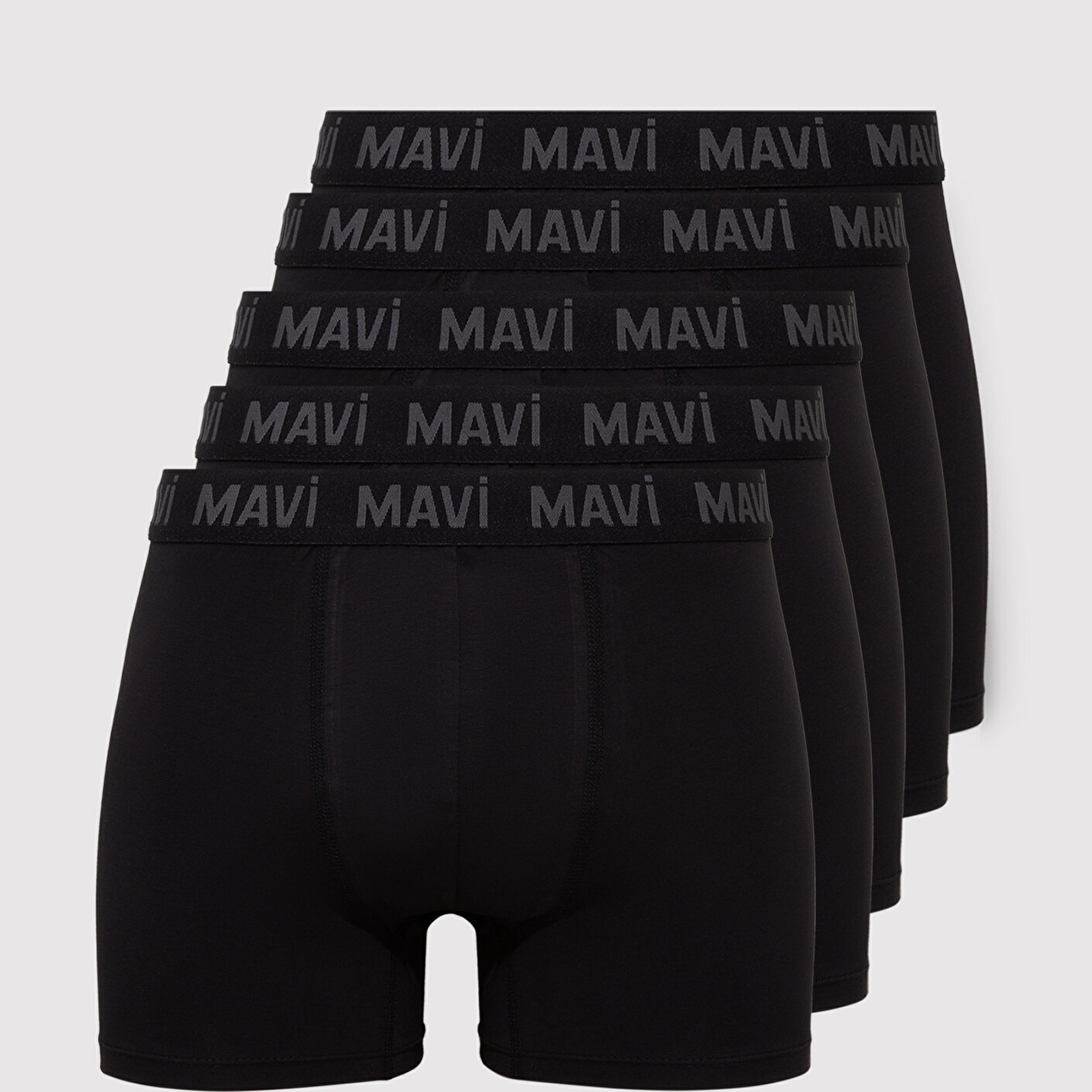 Mavi 5li Siyah Basic Boxer 0911238-900