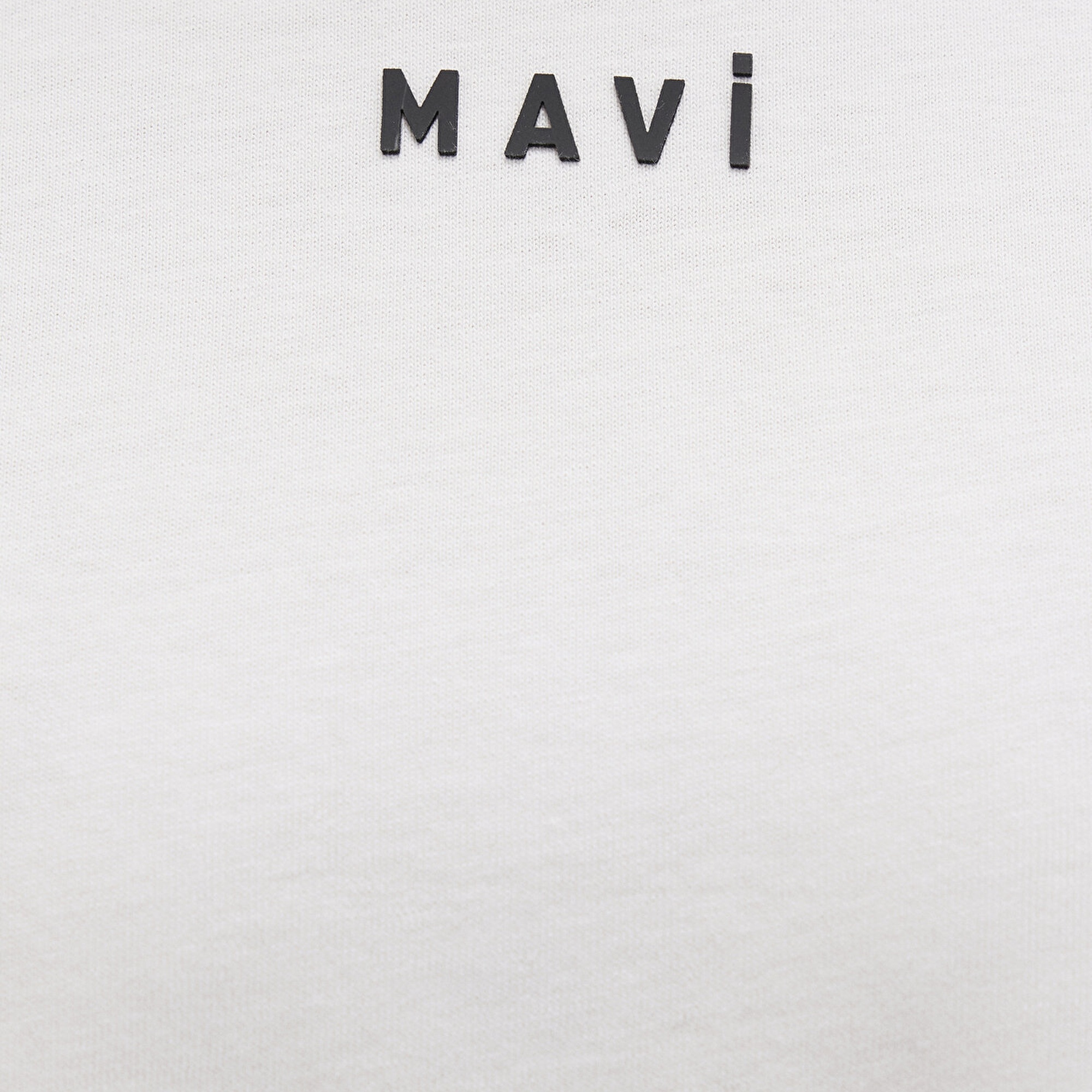 Mavi Mavi Logo Baskılı Beyaz Tişört Loose Fit / Bol Rahat Kesim 1612518-70057