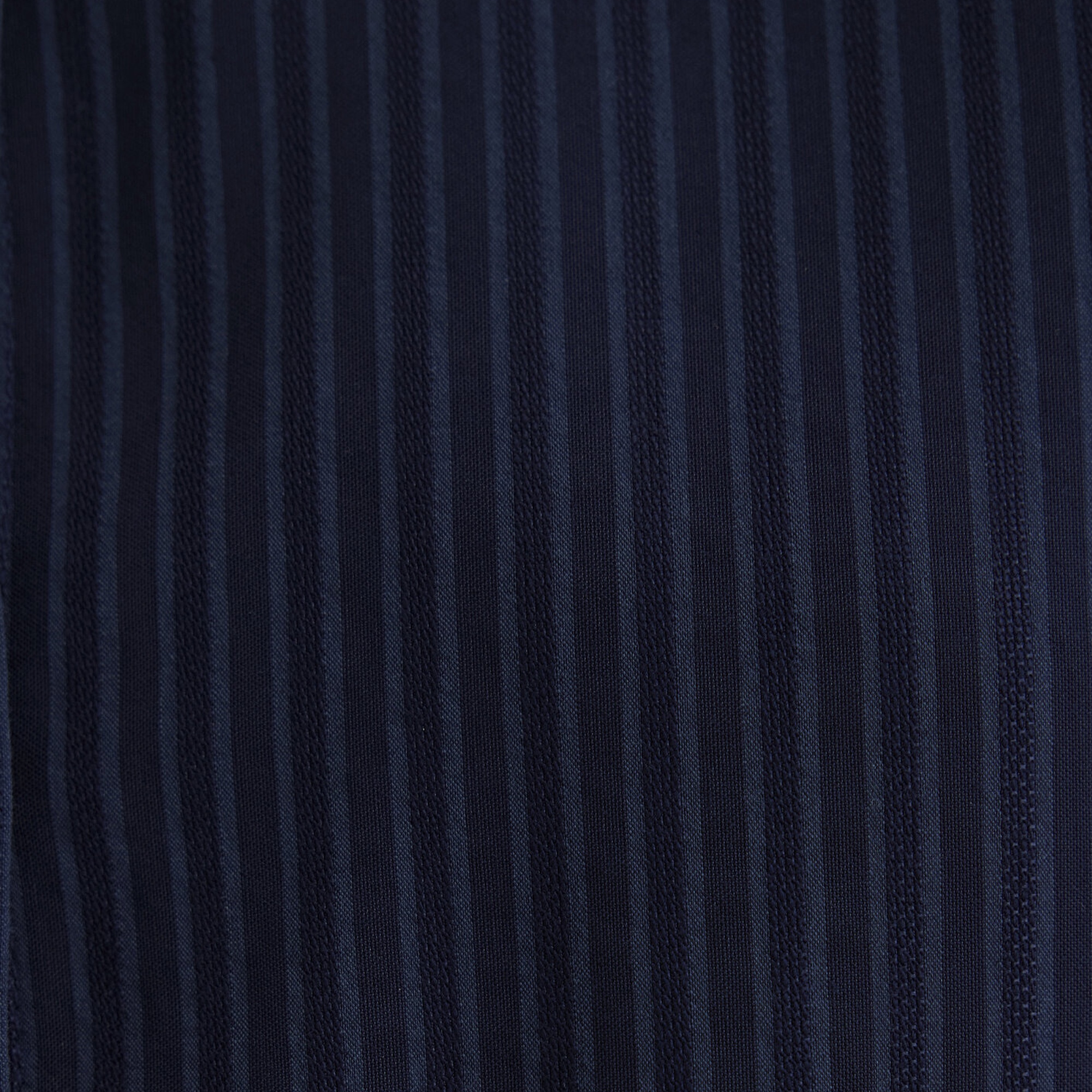 Mavi Çizgili Lacivert Gömlek Oversize / Geniş Kesim 1210878-83699