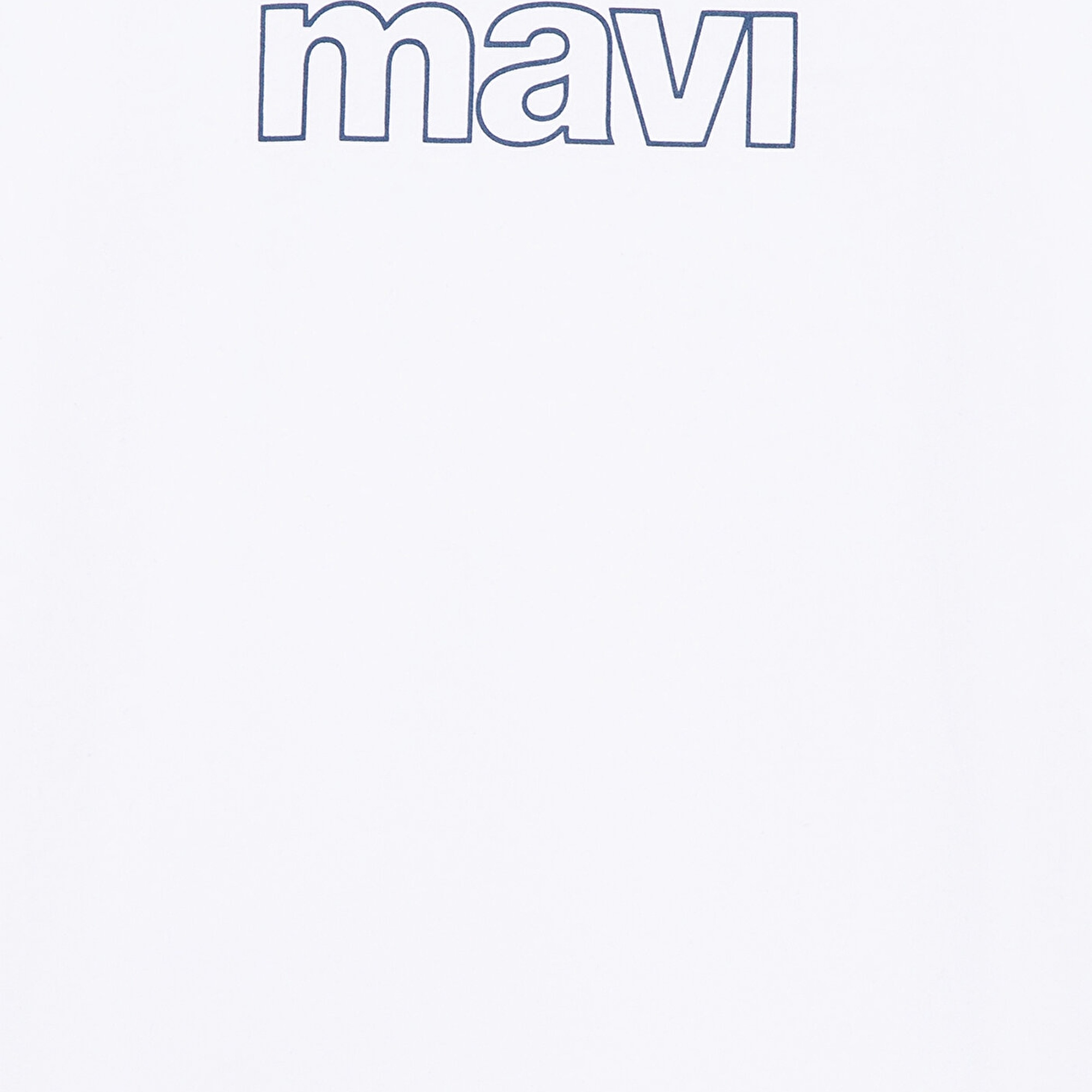 Mavi Mavi Logo Baskılı Beyaz Tişört Regular Fit / Normal Kesim 66323620
