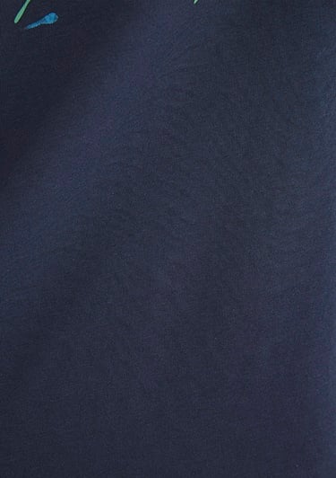  Mavi Kelebek Baskılı Lacivert Tişört Regular Fit / Normal Kesim 1612617-70487