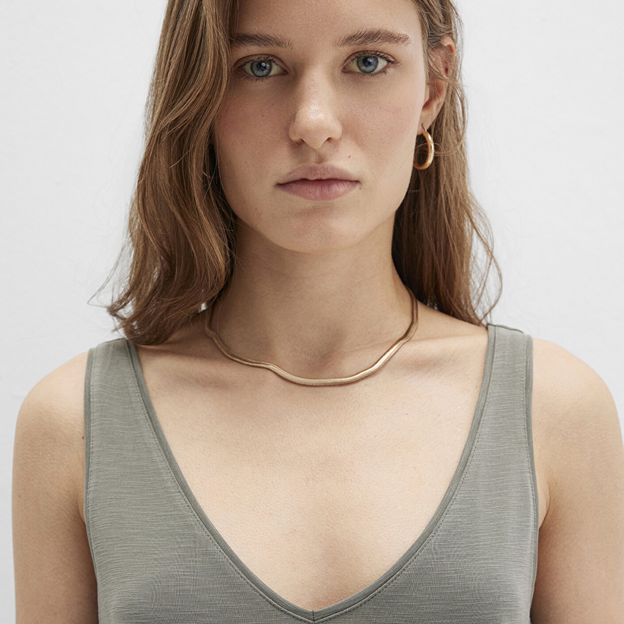 Mavi Lux Touch TENCEL TM Yeşil Modal Atlet Slim Fit / Dar Kesim 1610423-86961