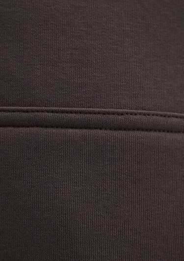  Mavi Mavi Logo Baskılı Kapüşonlu Kahverengi Sweatshirt 1600361-70222