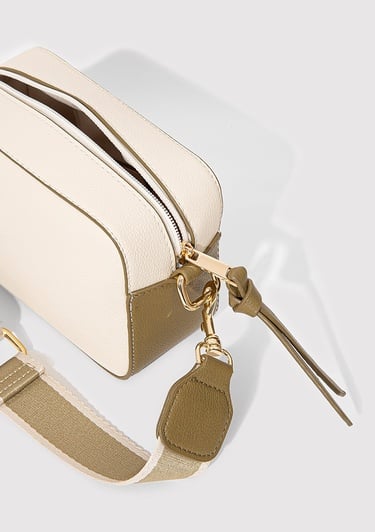  Mavi Haki Askılı Bej Çapraz Çanta 1910084-71469