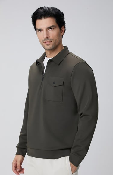  Network Erkek N-Tech Haki Sweatshirt