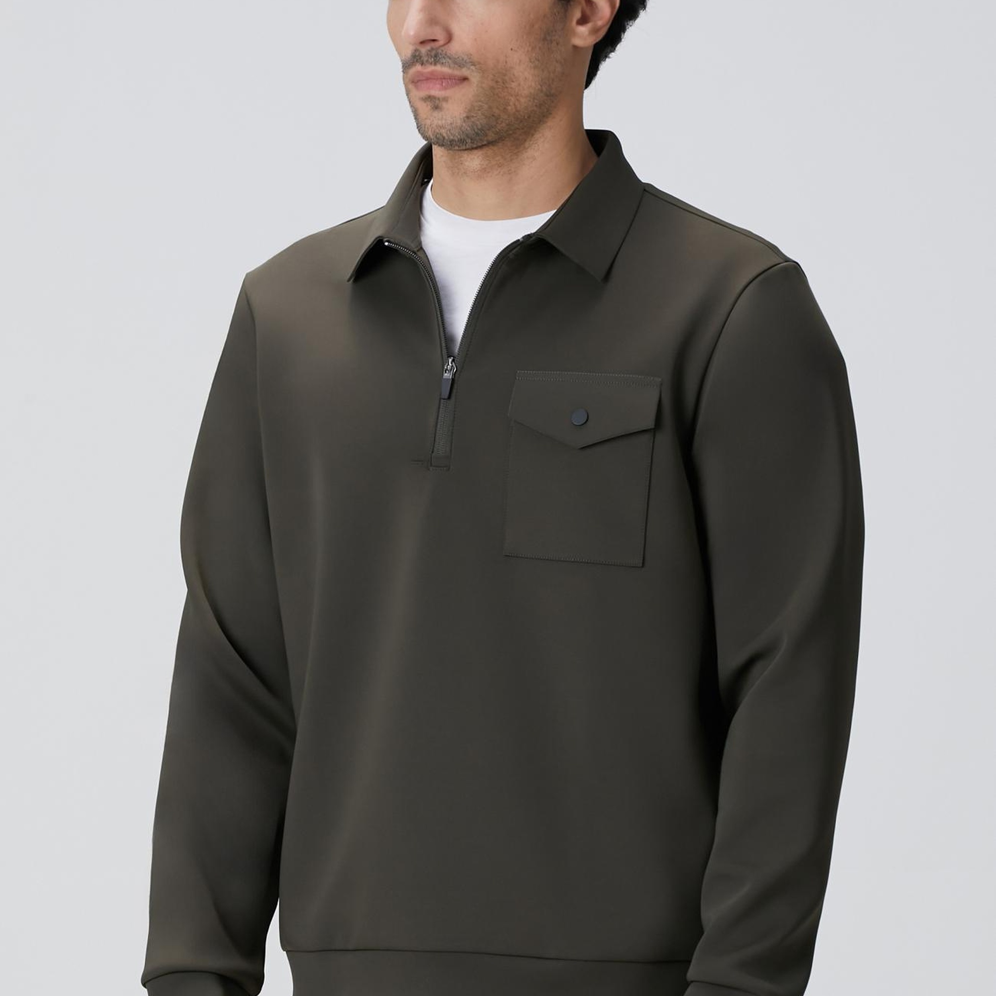 Network Erkek N-Tech Haki Sweatshirt