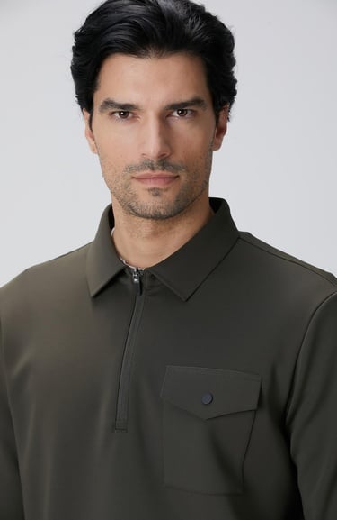  Network Erkek N-Tech Haki Sweatshirt