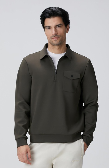  Network Erkek N-Tech Haki Sweatshirt