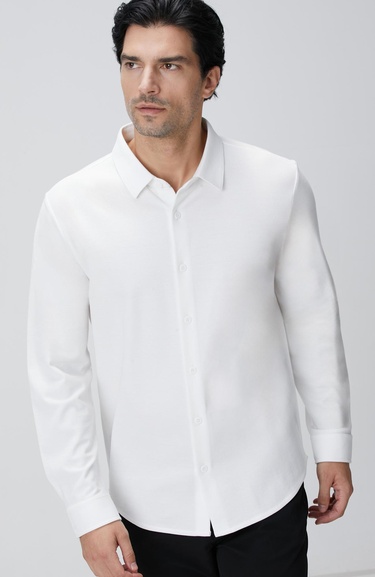  Network Erkek N-Tech Beyaz Gömlek