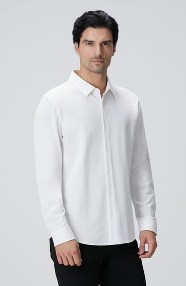  Network Erkek N-Tech Beyaz Gömlek