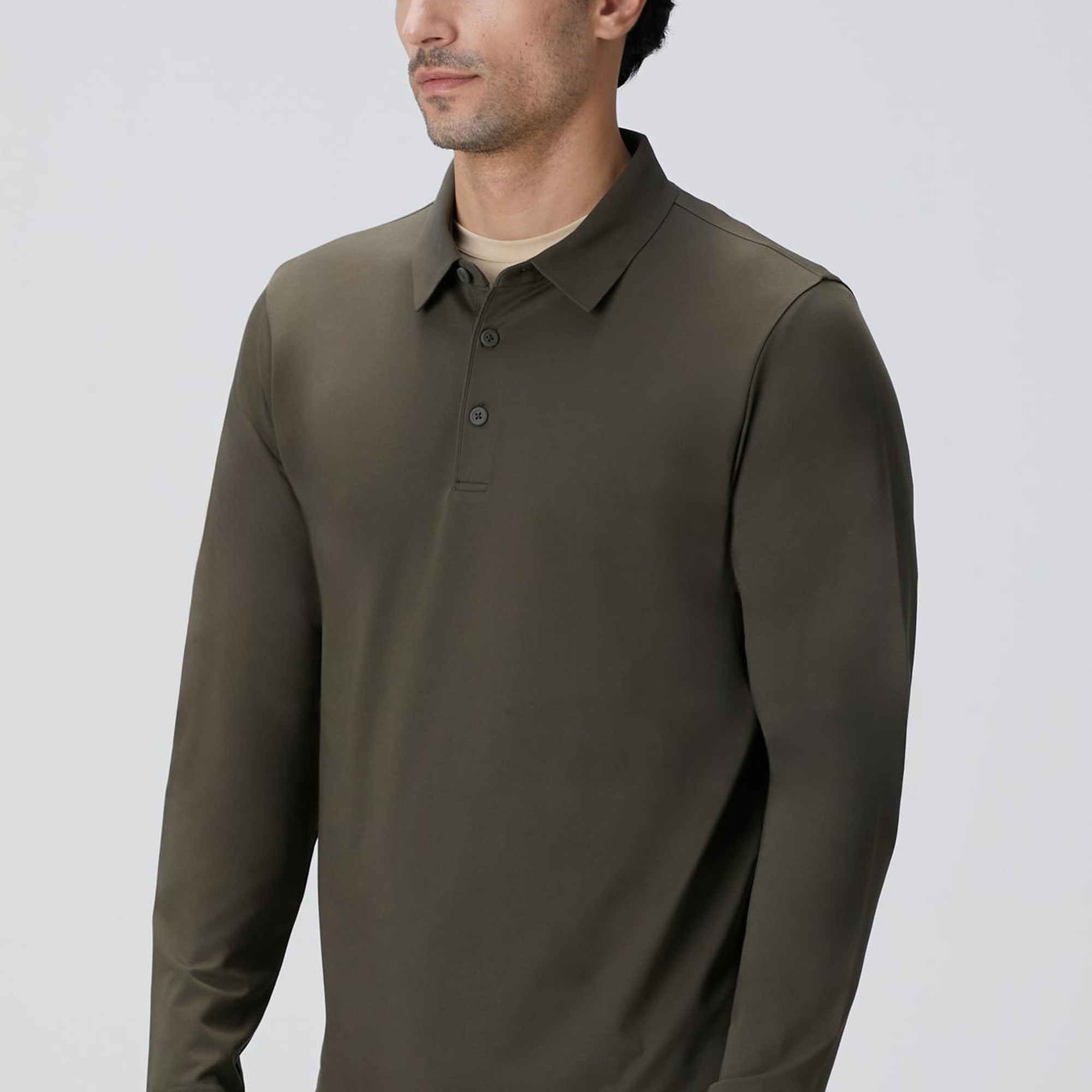 Network Erkek N-Tech Haki Polo Yaka T-shirt