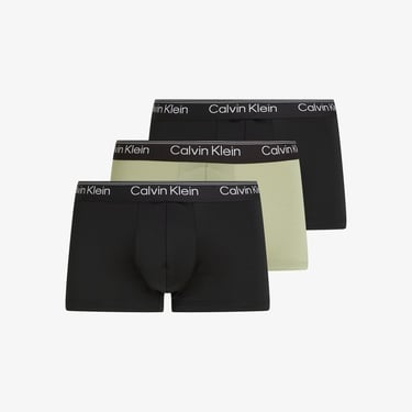  Calvin Klein Low Rise Trunk 3'lü Erkek Siyah Boxer
