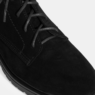  Kadın Siyah Bağcık Detaylı Süet Bot