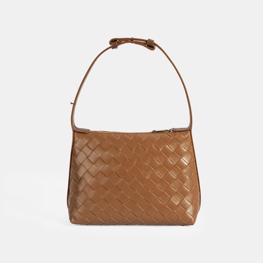  Kadın Taba Örgü Baskılı El Çantası