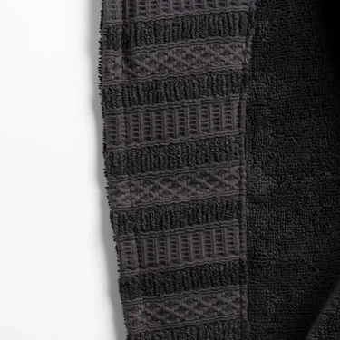  Qua Home Mauve Pima Pamuk Kadın Bornoz Antrasit