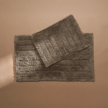  Qua Home Daisy Banyo Paspası Seti Vizon