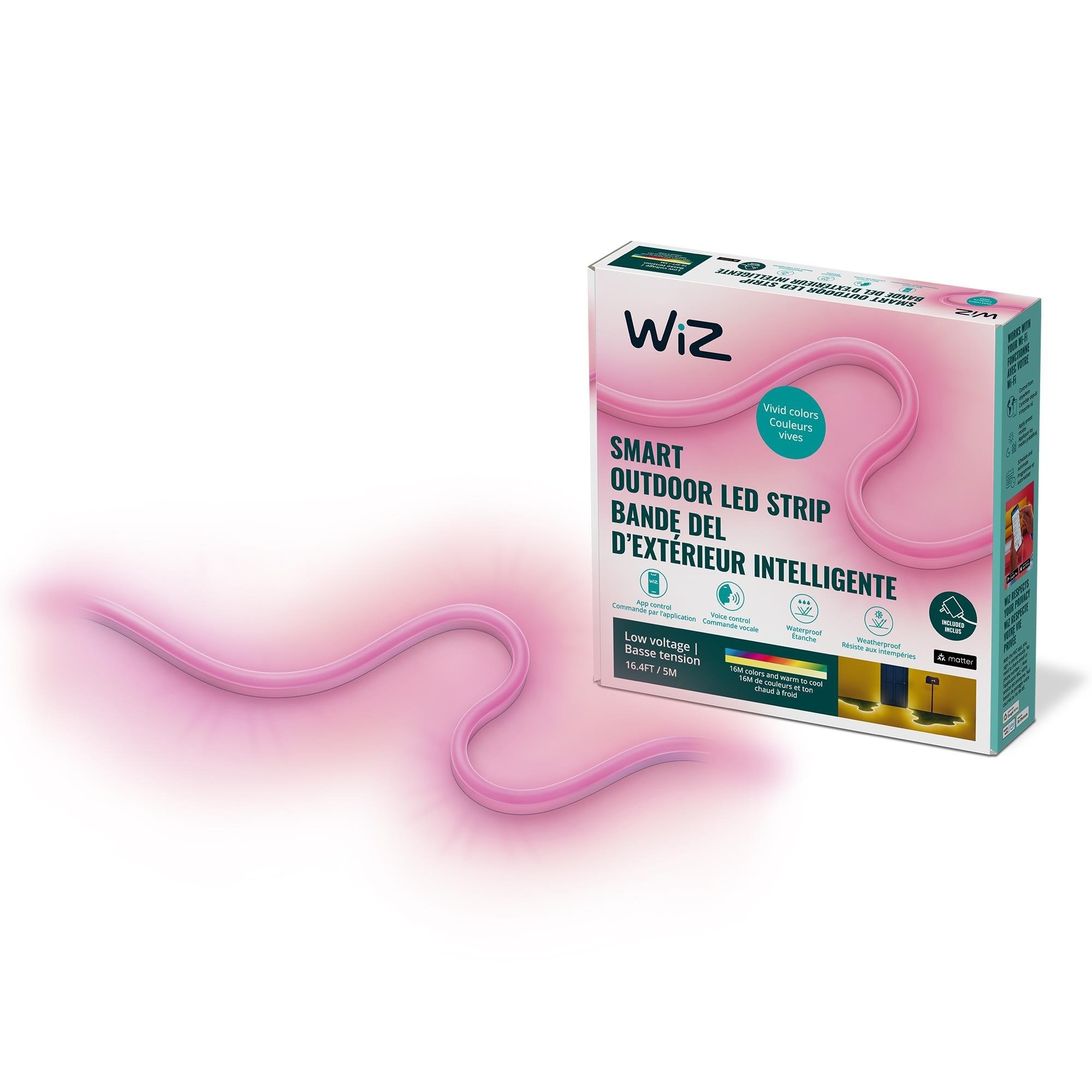 Wiz 5 Metre Akıllı Outdoor Led Şerit 240 Lumen IP65 24 Watt