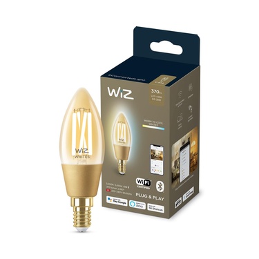  Wiz Wi-Fi Filament Mum Sarı 25W C35 E14 Akıllı Ampul