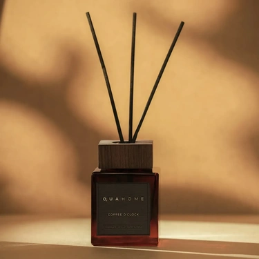  Qua Home Coffee O' Clock Çubuklu Oda Kokusu Küp Şişe Kahverengi 250 Ml