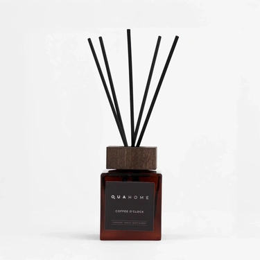  Qua Home Coffee O' Clock Çubuklu Oda Kokusu Küp Şişe Kahverengi 250 Ml