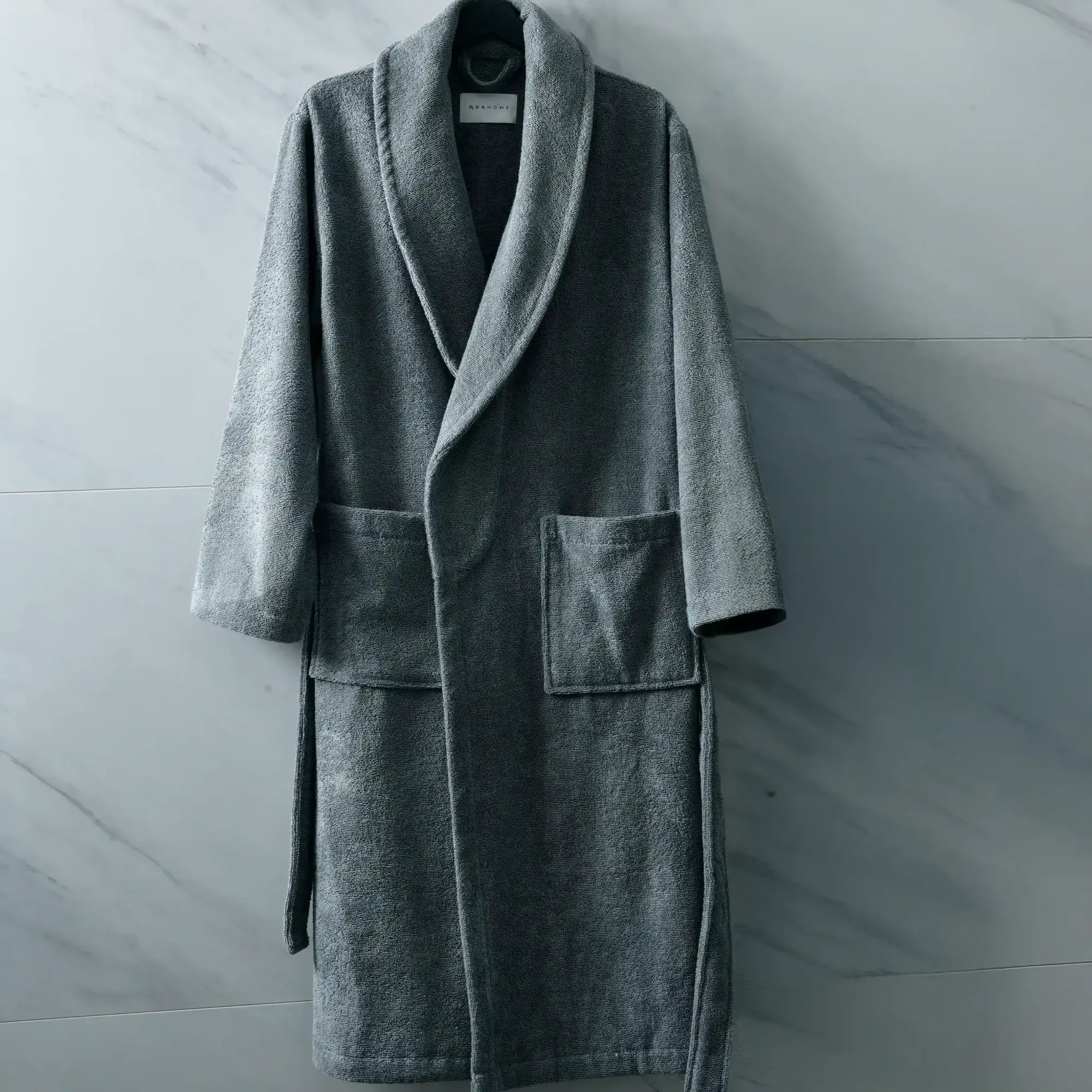 Qua Home Pansy Pima Pamuk Unisex Bornoz Beyaz