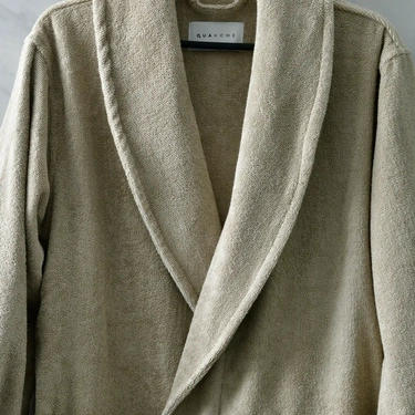  Qua Home Eclair Penye Pamuk Unisex Bornoz Bej