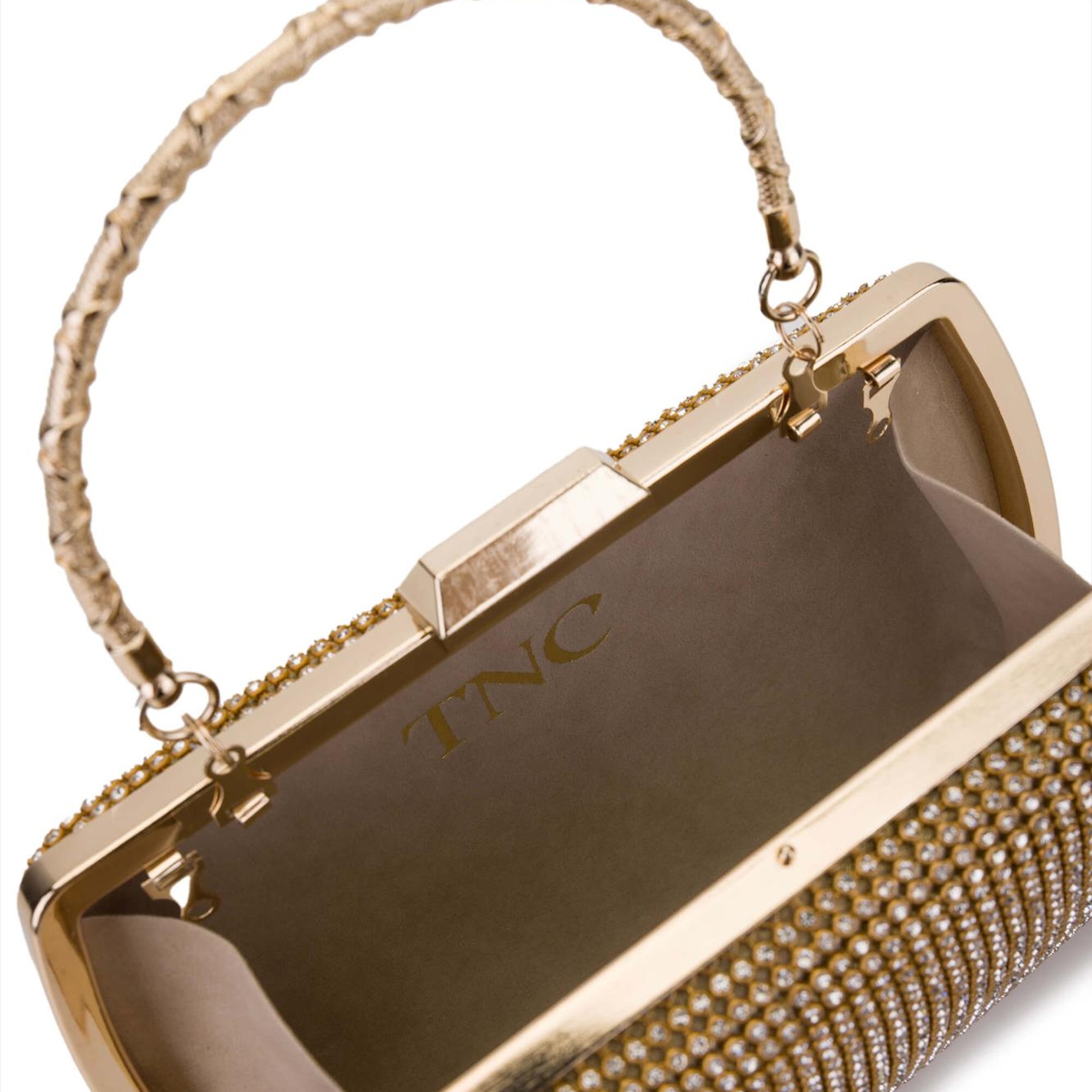 Tamer Tanca Kadın Vegan Sarı Abiye Çanta