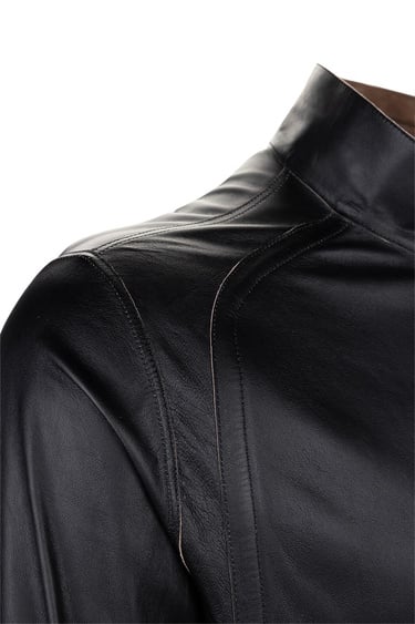  Tamer Tanca Erkek Hakiki Deri Vizon Süet Deri Mont