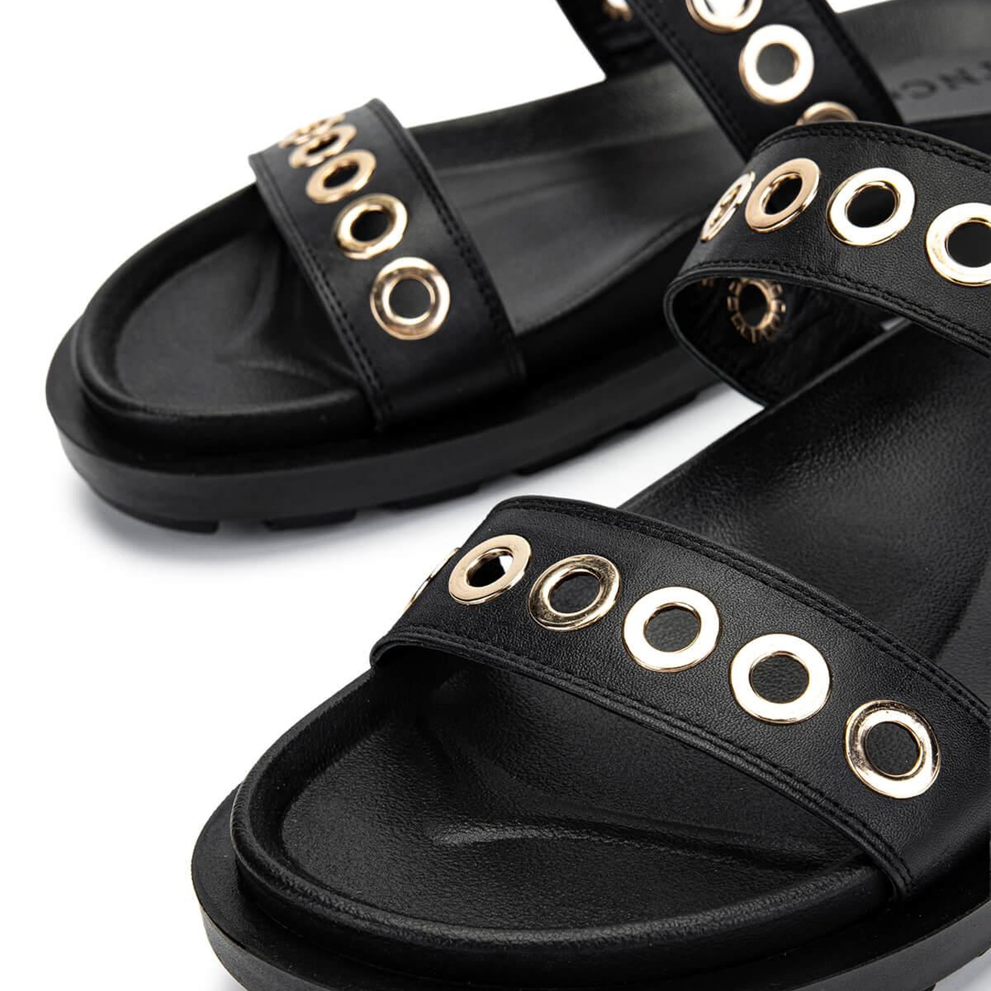 Tamer Tanca Kadın Hakiki Deri Siyah Düz Terlik