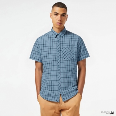  Mc Kinley Armon Erkek Mavi Gömlek